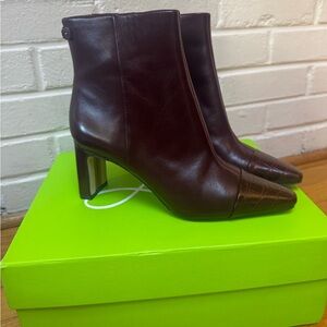 Sam Edelman Burgundy Heeled Boots